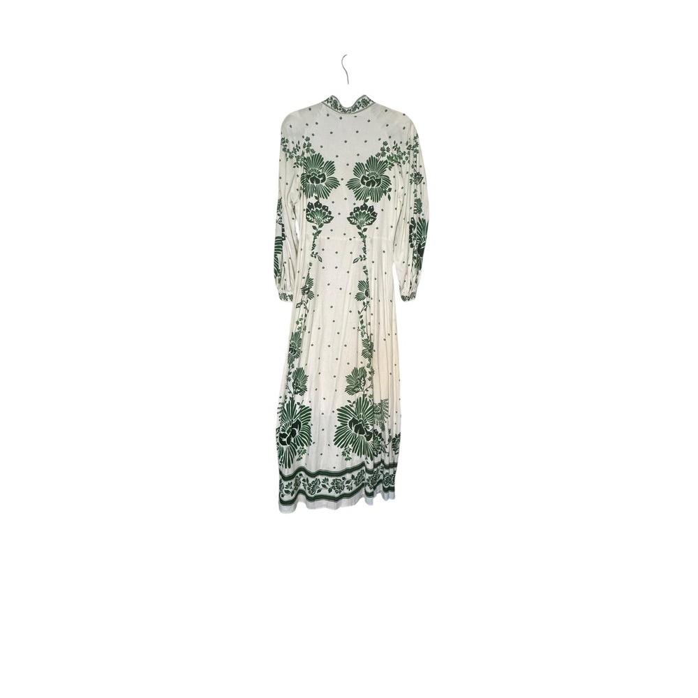 Farm Rio Forest Soul Maxi Dress Long Sleeve V-Neck Forest Whimsy NWT - Picture 12 of 14